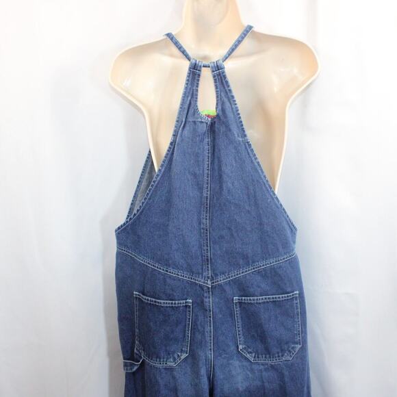 Vintage Scooby Doo Denim Overalls Kids Cartoon Baggy 90s Y2K Size 16 XL - Picture 5 of 14